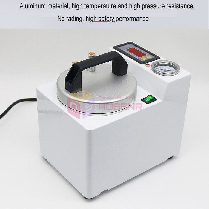 Dental Lab Polymerizer Curing Pressure Pot Polymerizing Machine with Air Pump
