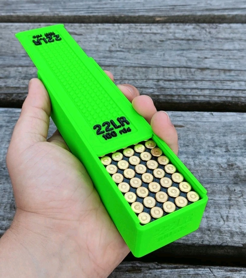 22LR Ammo Box 100rd Capacity (3 Pack)