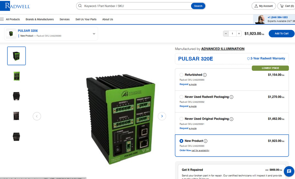Advanced Illumination Pulsar 320E High Power Controller - NEW Open Box
