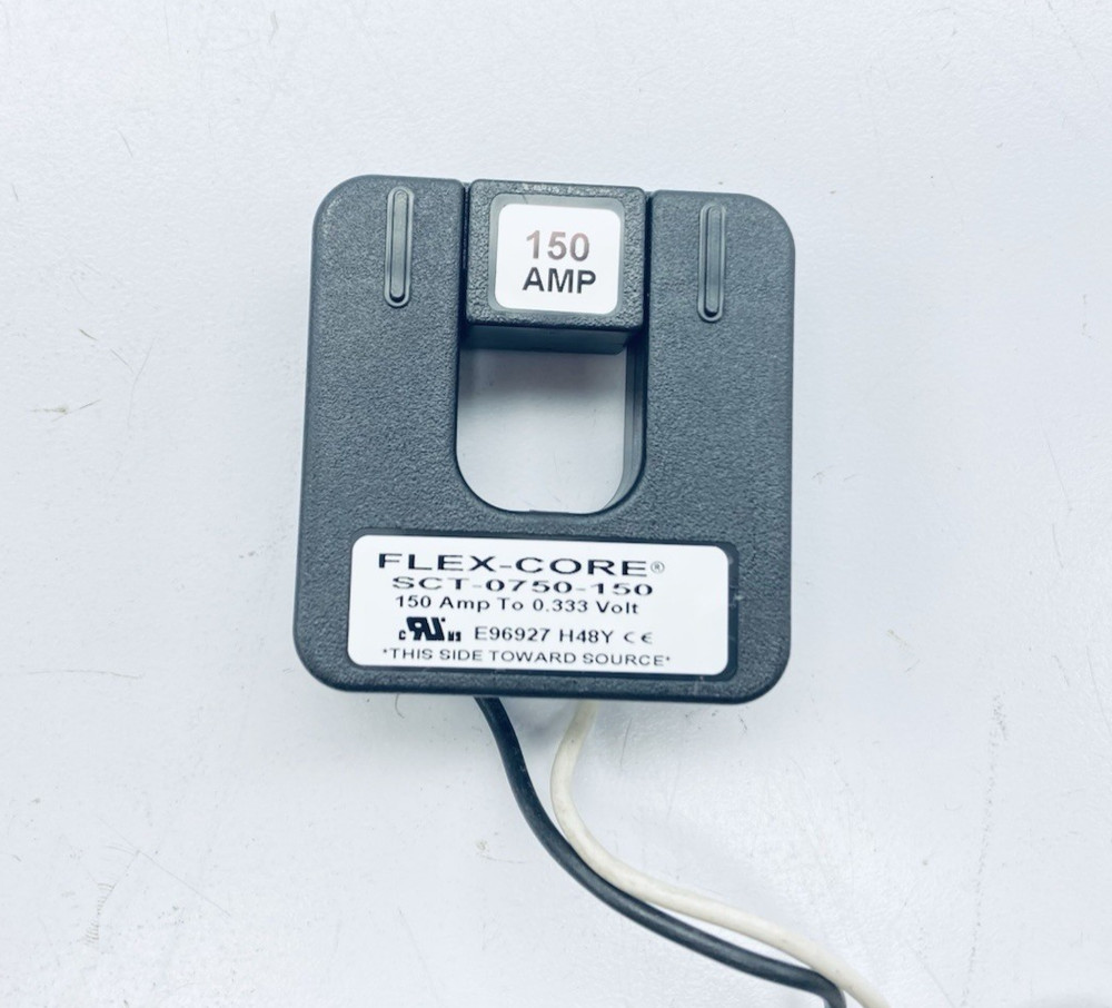 FLEX-CORE SCT-0750-150 CURRENT TRANSFORMER AC SPLIT-CORE 150-AMP 0.333V