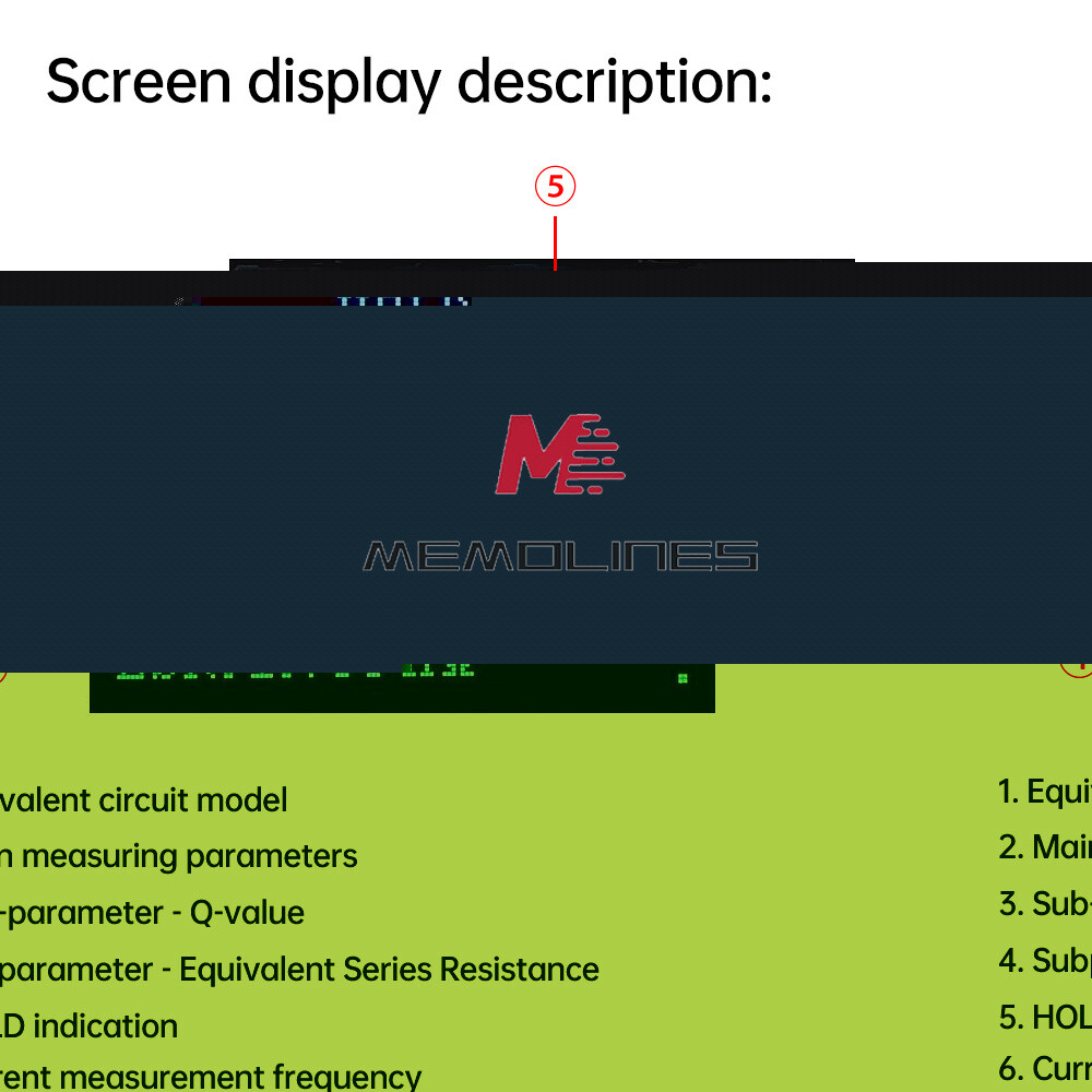 M181 LCR Tester Module High Precision Inductance Resistance Capacitance Meter