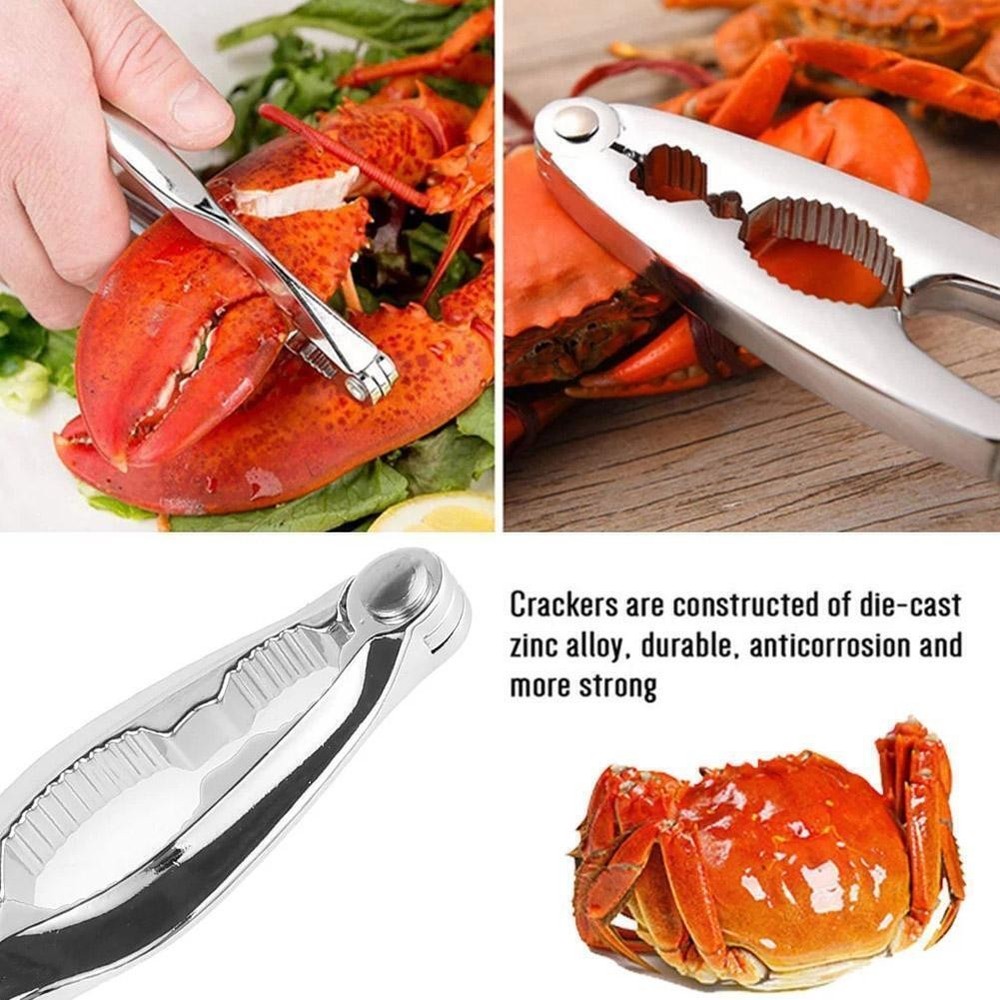 3pcs Seafood Tools Crab Crackers Nut Cracker Forks Q1J1 P5F-.HOT Shellfish -