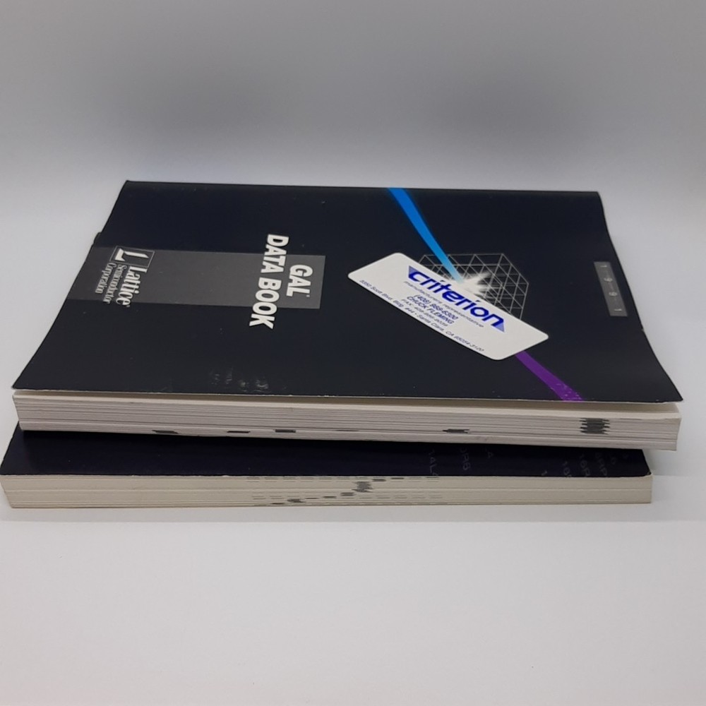Lattice Semiconductor General Array Logic GAL Data Book 1991 & GAL Handbook 1986