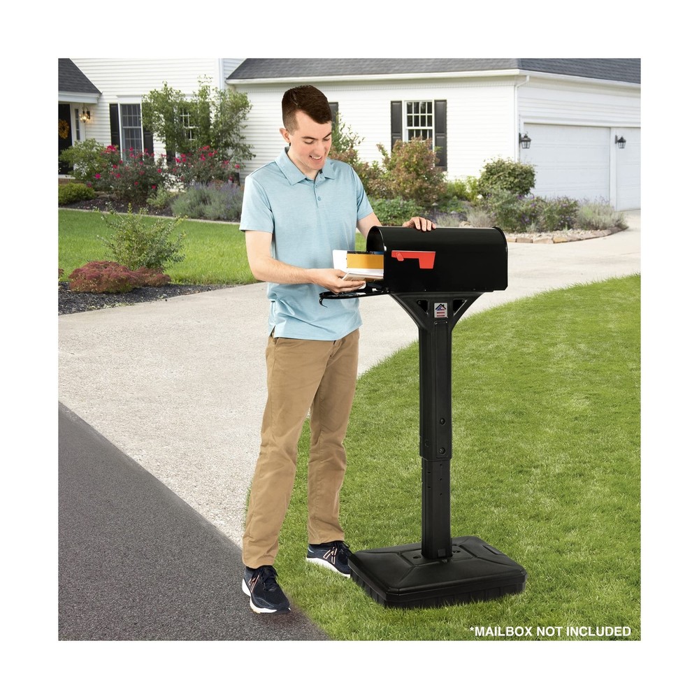 American Home Dig-Free Universal Mailbox Post for Standard Mailboxes - No Dig...