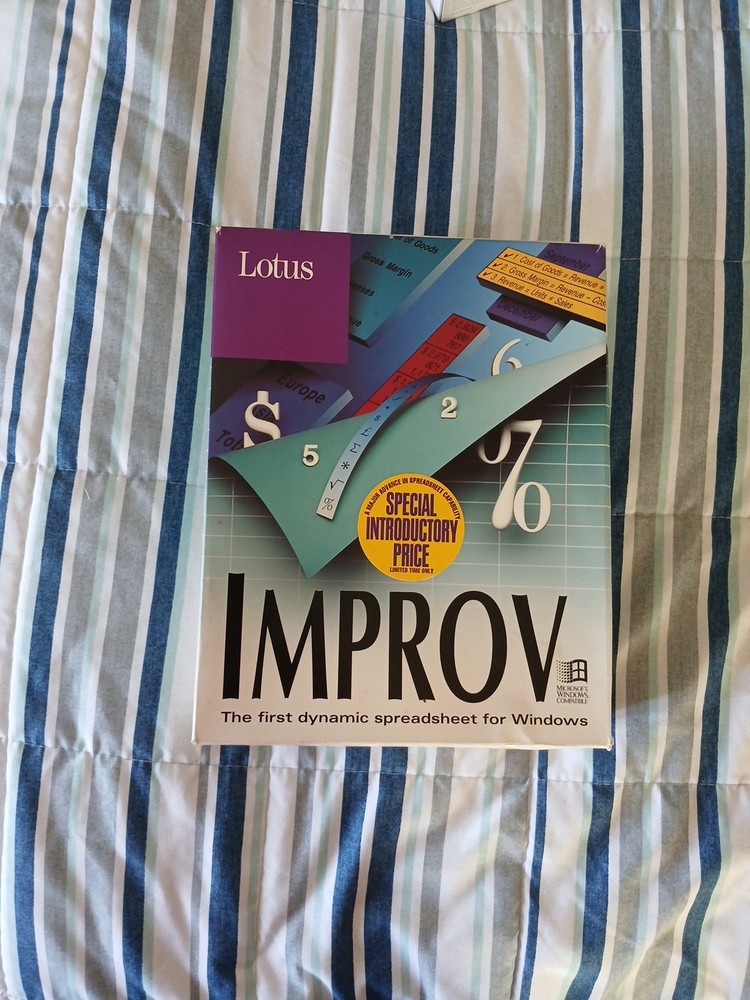Lotus Improv Spreadsheet For Microsoft Windows - 2.0 - NEW Open Box