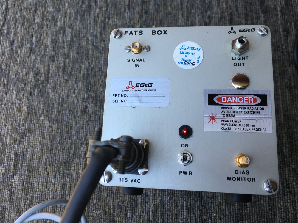 AG&G 820nm Laser Source Class III b. Laser Source