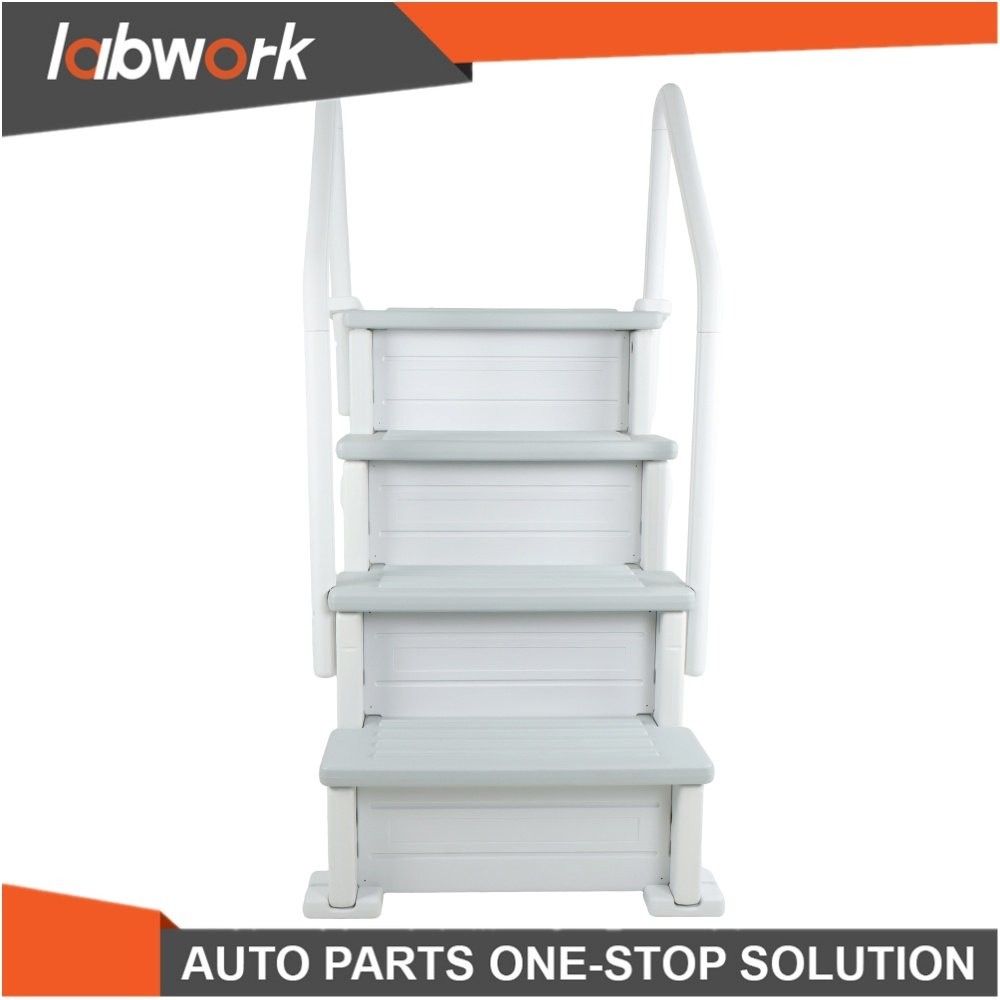 Labwork 4 Step Above Ground Swimming Pool Step Ladder Heavy Duty System Entry