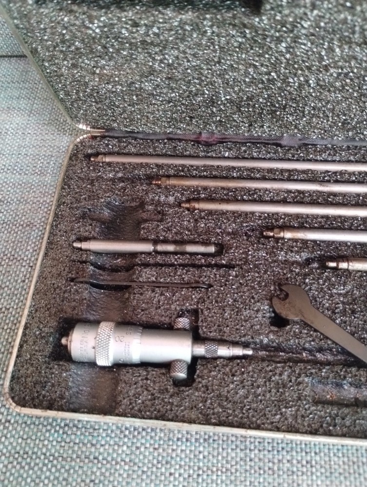 Starrett 124BZ Solid-Rod Inside Micrometer Set 2-12" Range IN STOCK