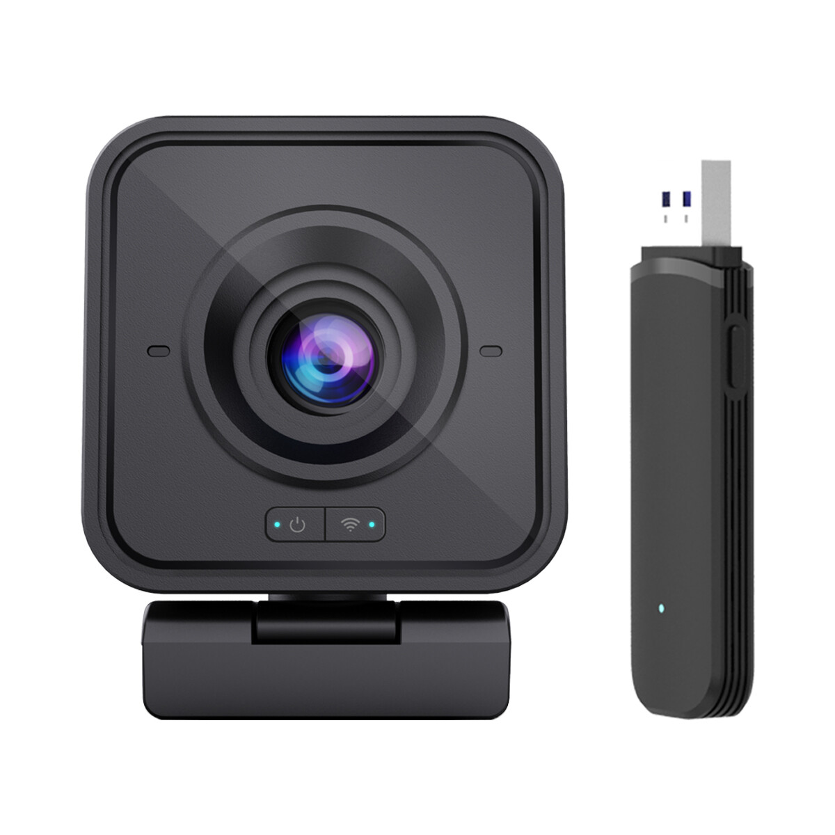 TOALLIN 1080P HD Wireless Webcam for PC Noise-cancelling Built-in microphone New