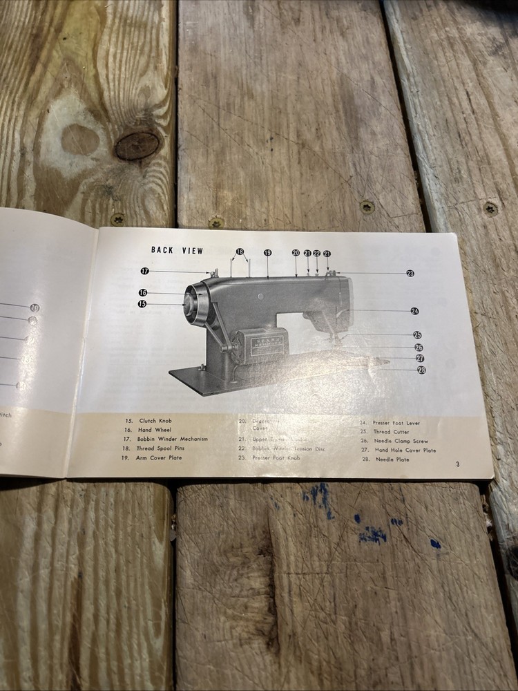 Sears Kenmore Model 84 Sewing Machine Instruction Book