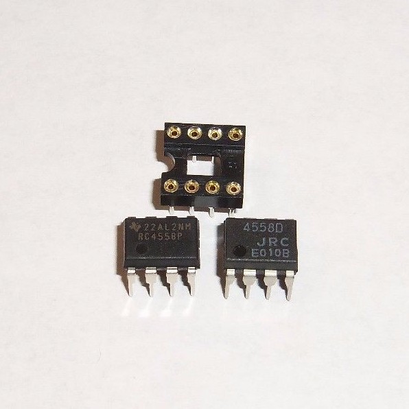 JRC4558D + RC4558P + IC SOCKET * CLASSIC