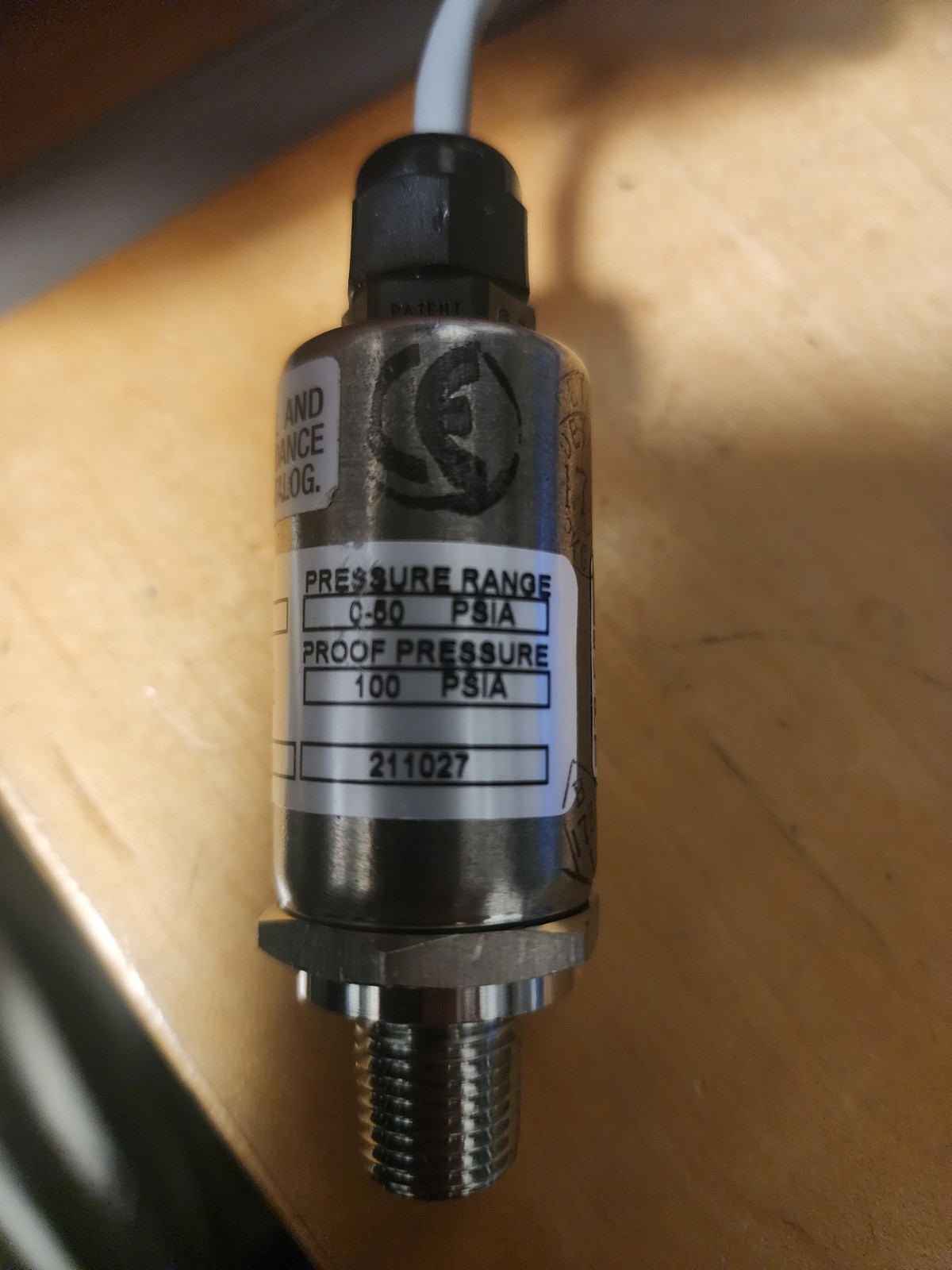 Barksdale Pressure Transducer 422H2-03-A 1/4 Inch NPT New