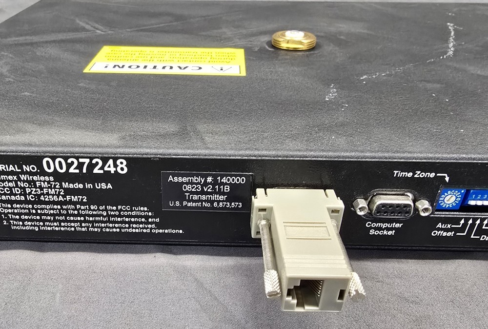 Primex Wireless FM-72 1-Watt Transmitter (Unit & Power Supply)