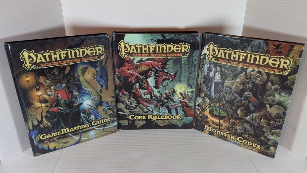 Pathfinder Role Playing Game Core Rulebook, Monster Codex & Game Mastery Guide