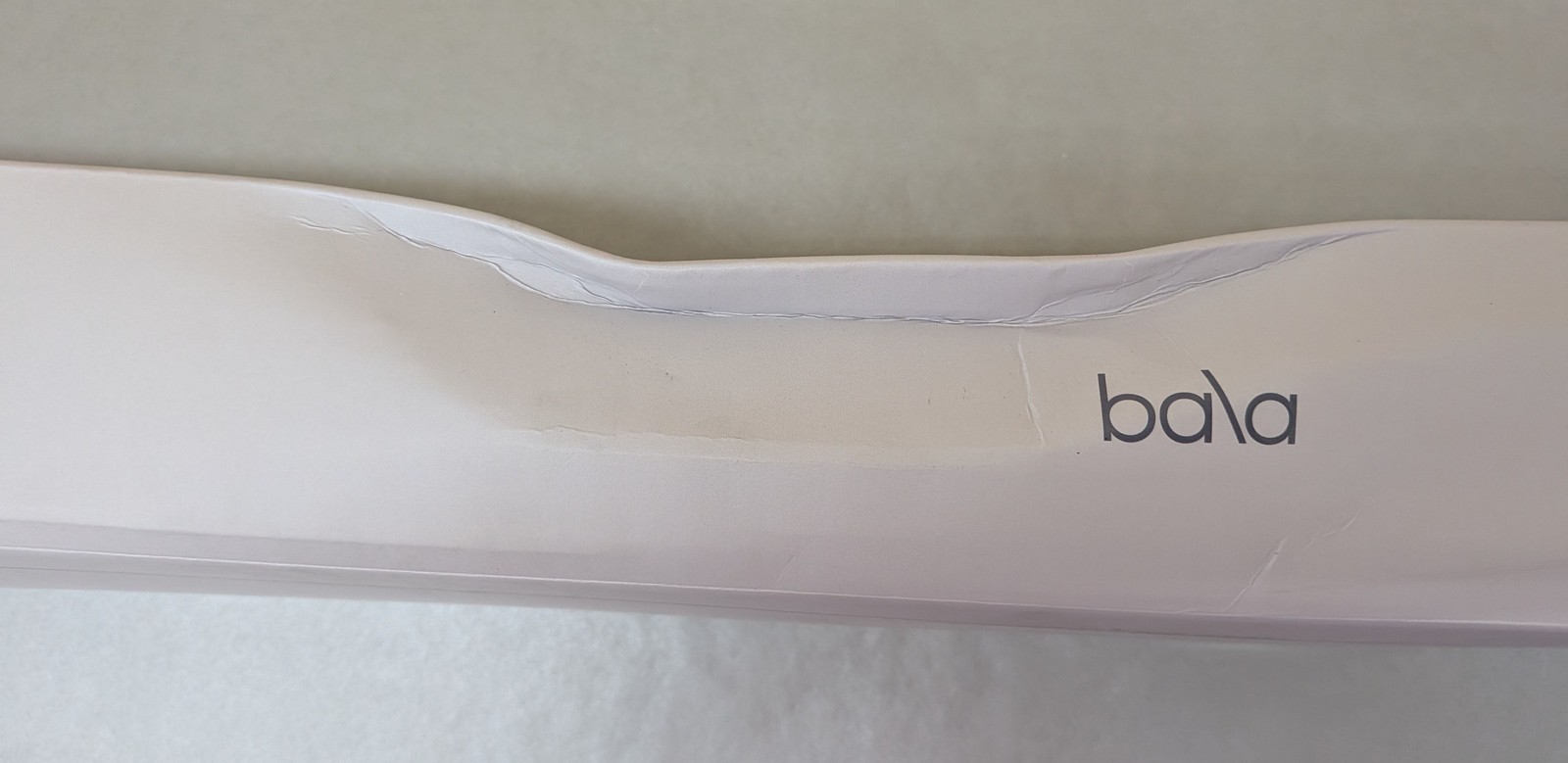 Bala Beam 15lb Weighted Curl Exercise Workout Beam in Charcoal