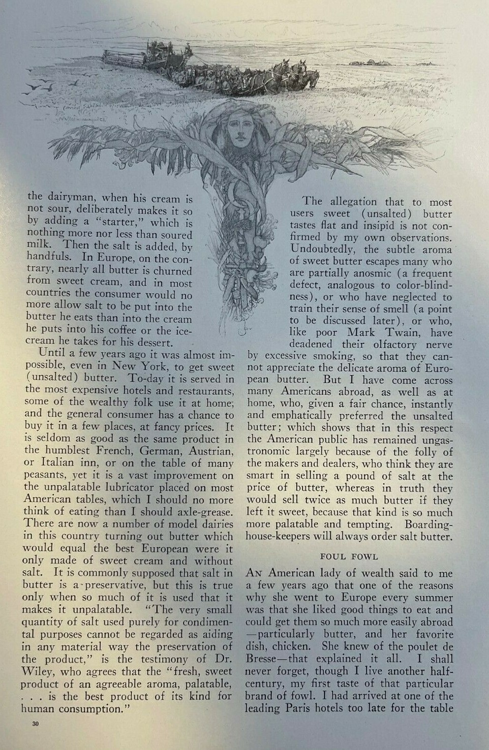 1911 Food Wholesome Eating