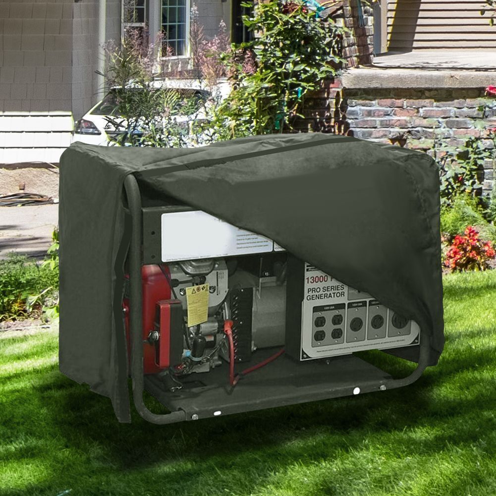 600D Heavy Duty Thicken Waterproof Generator Cover Large Universal 38"x28"x30"