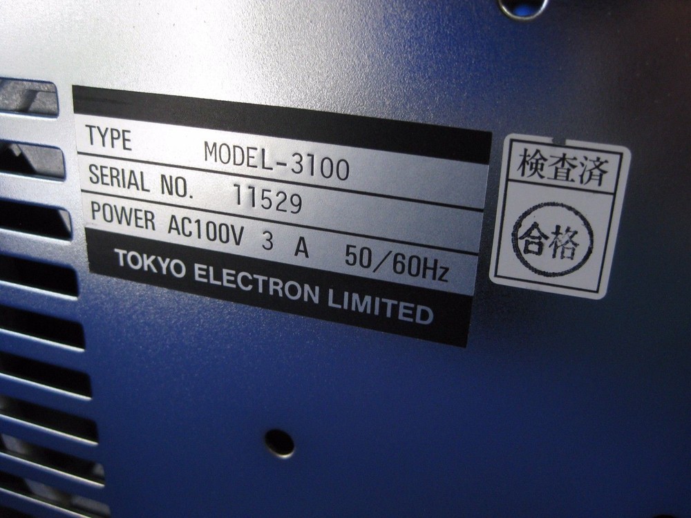TEL Tokyo Electron 3100 CTL Control Unit, Used