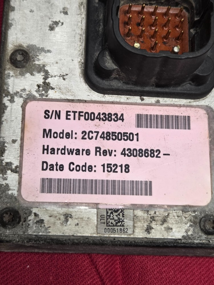 TRANSMISSION CONTROL MODULE TCM ,ECU 2C74850501, 4308682, CORE.CORE MUST PROGRAM