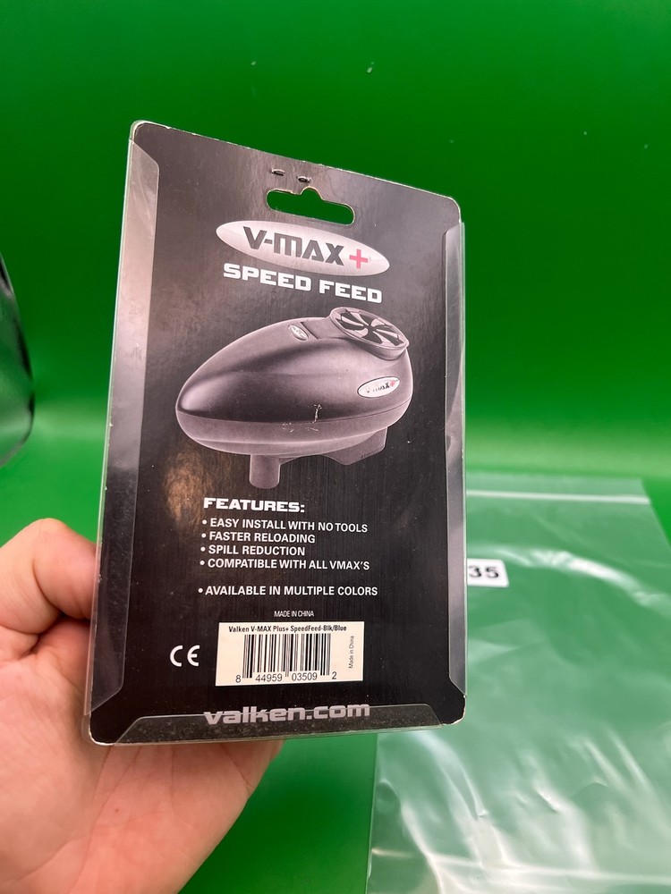 Valken V-MAX Plus Speed Feed Black Blue