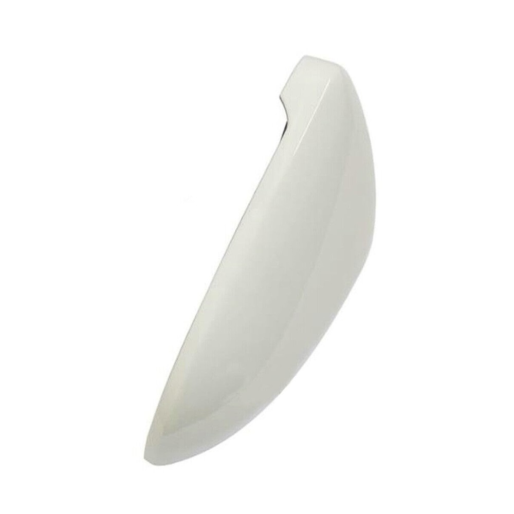 Left+Right Rearview Mirror Cover Side Caps for VW Golf Medium, White