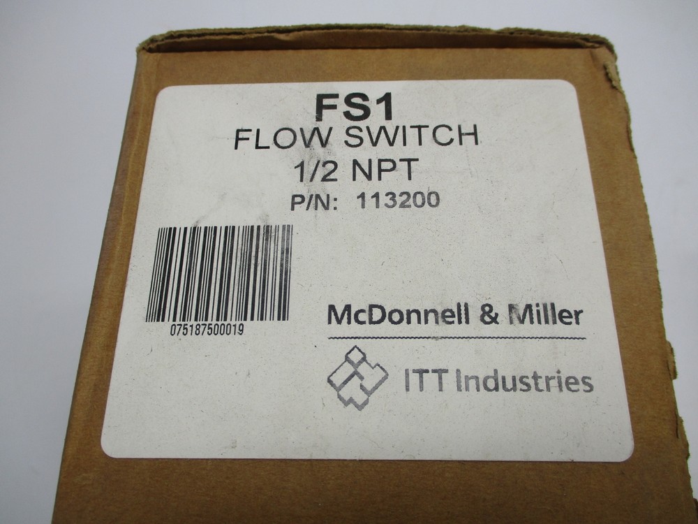 ITT FS1 113200 FLOW SWITCH NSNP