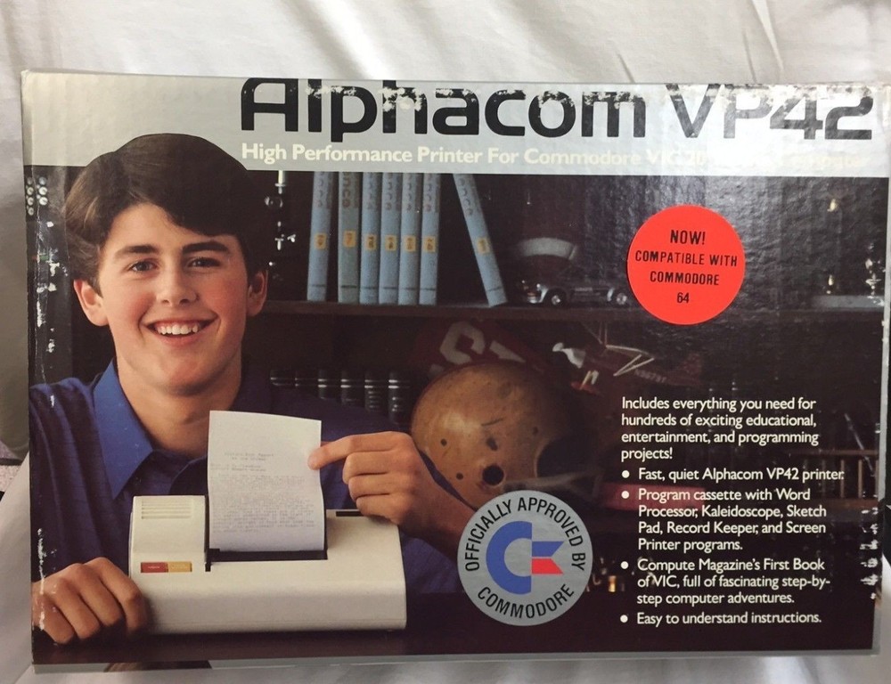 Alphacom VP42 64 Printer Cartridge Interface Cable | Commodore 64 (New!)