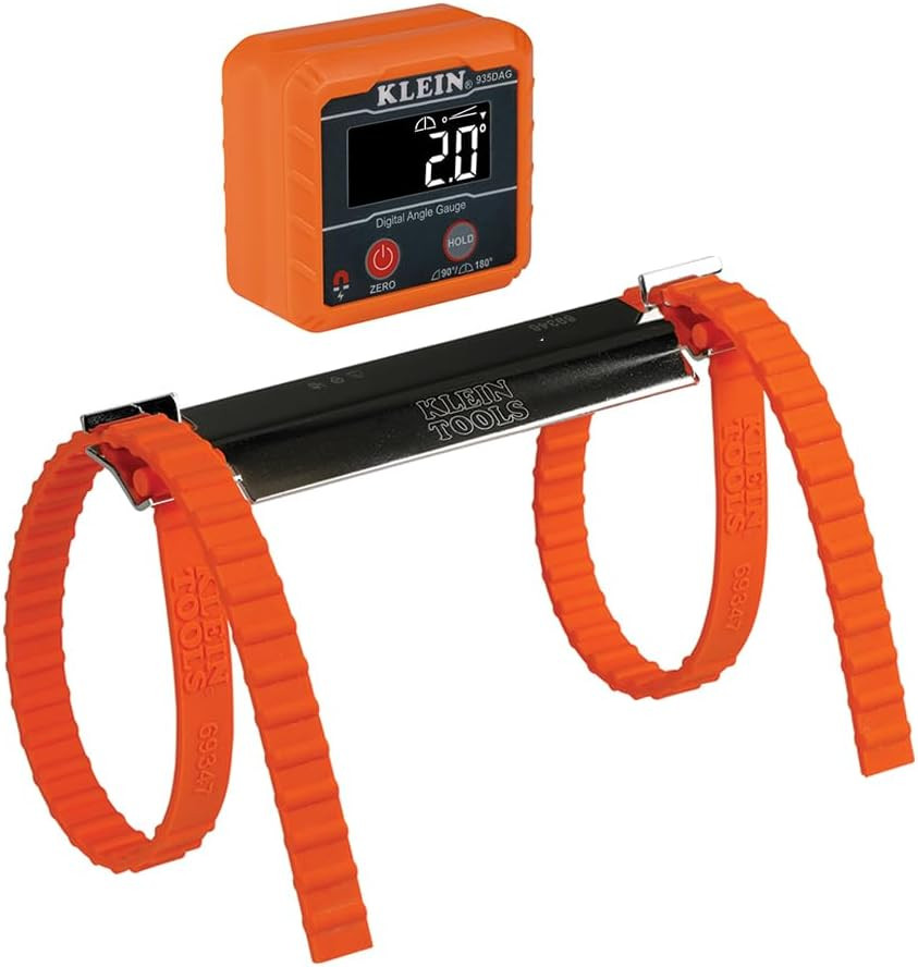 80035 Level, Digital Electronic Level and Angle Gauge Tool Kit with Plumbers Str