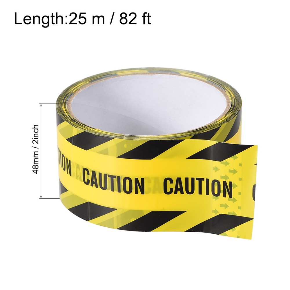 Caution Attention Strip Sticker Tape CAUTION Marking, 25mx48mm