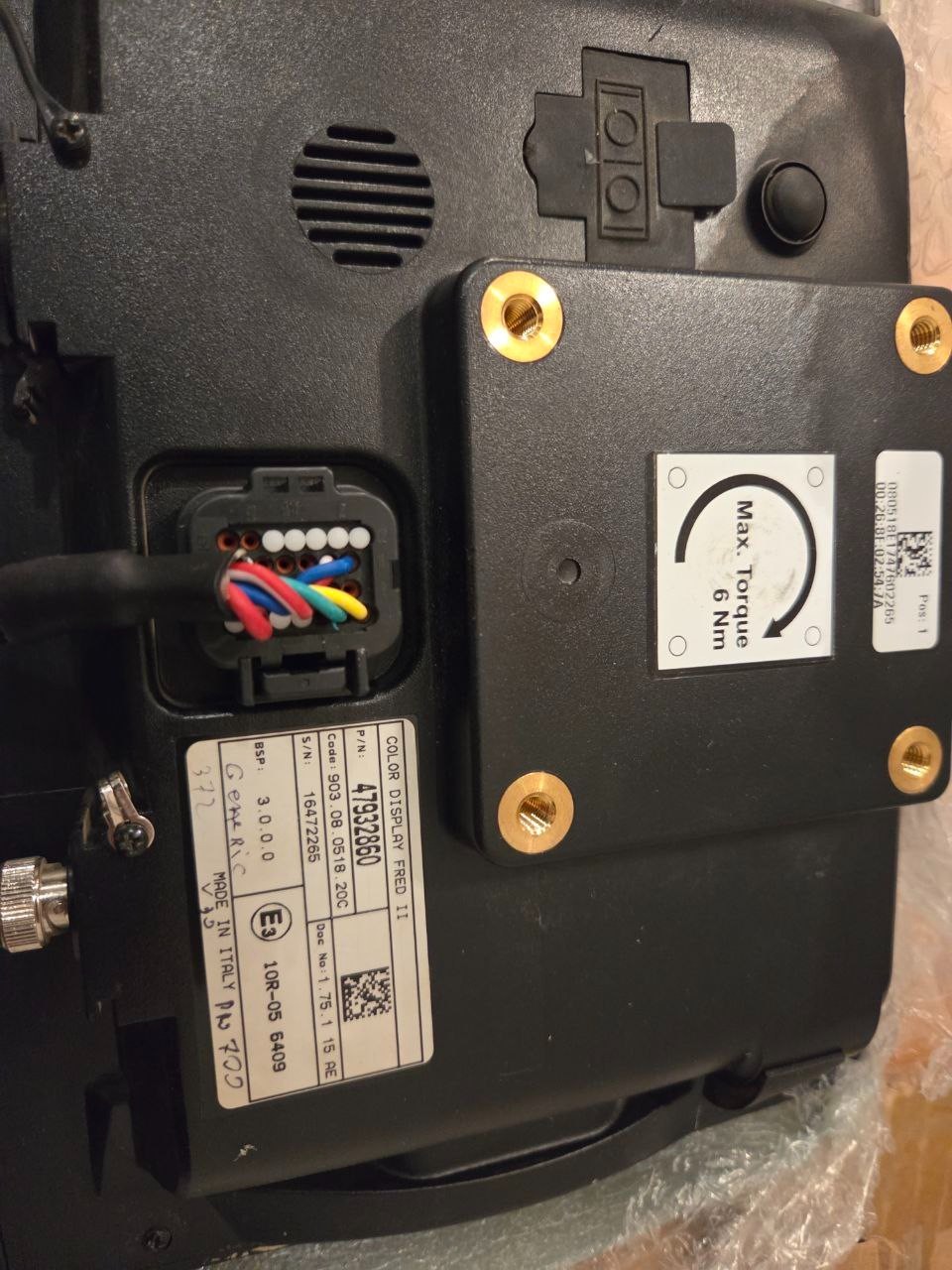 Display Pro700 Intelli Veiw IV Fred2 Pn 47932860 CNH Case & New Holland