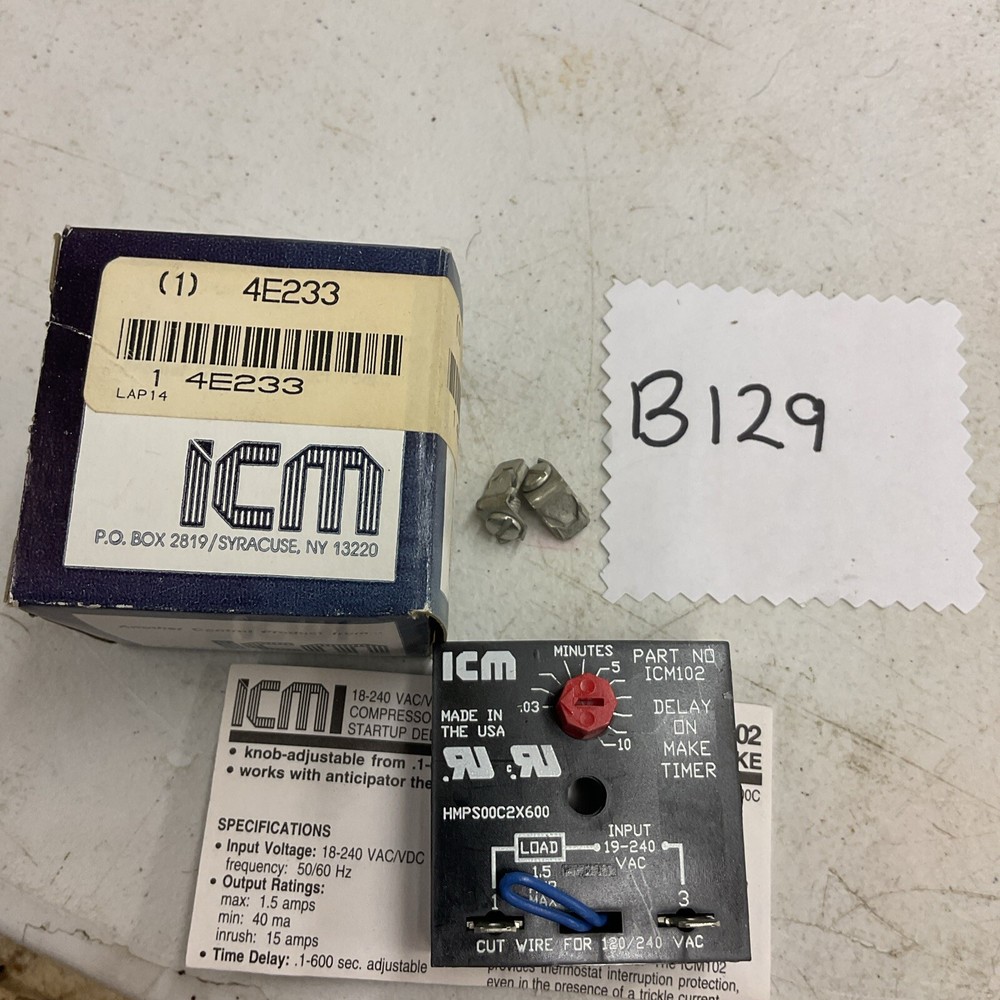 4E233 ICM Time Delay Relay- ECS