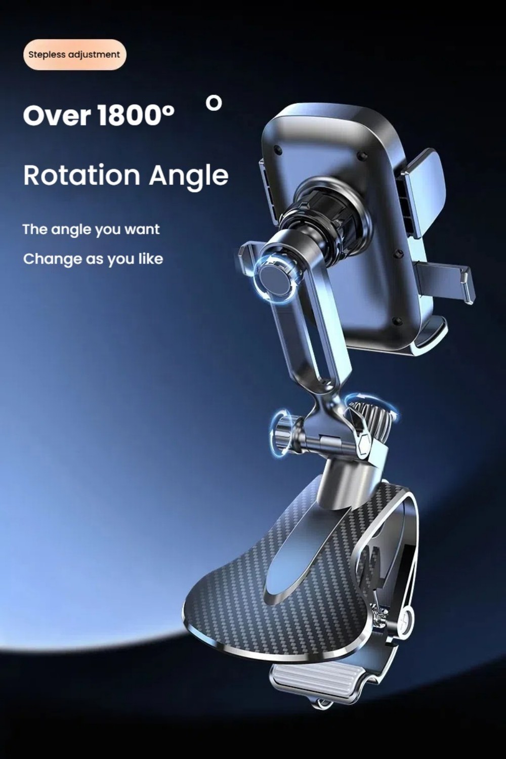 Universal 360° Car Phone Mount Holder For Cell Phone Samsung Galaxy iPhone Stand