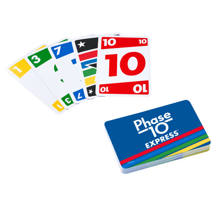 Mattel Phase 10 Express Card Game (HWV19)