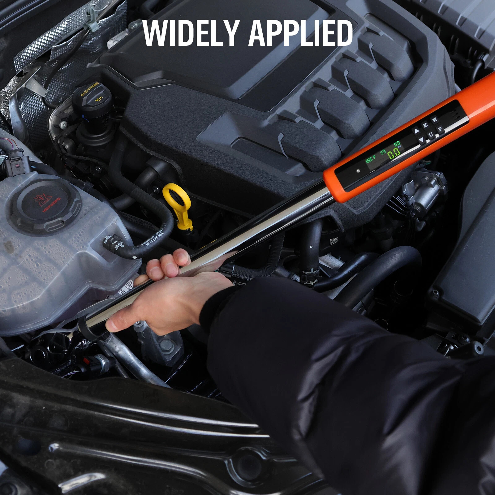 6PC 3/8" & 1/2' Drive Electronic Digital Torque Wrench Adjustable Set 3-340N.m