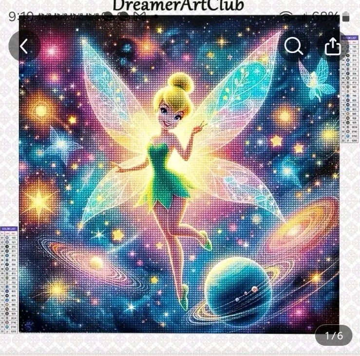 Disney Diamond Art Tinker Bell In Univers.