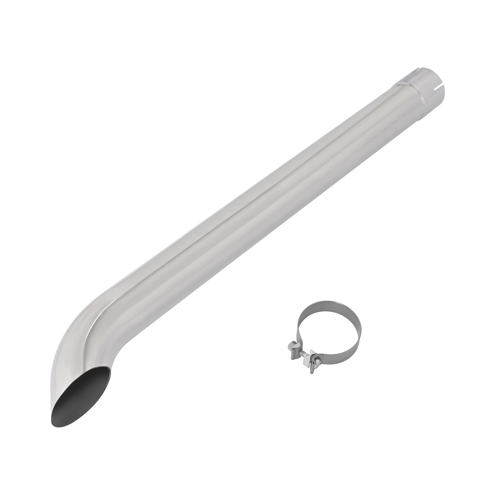 Curved Exhaust Pipe Stack Stainless Steel For Farmall IH 1026 1066 1566 Tractor