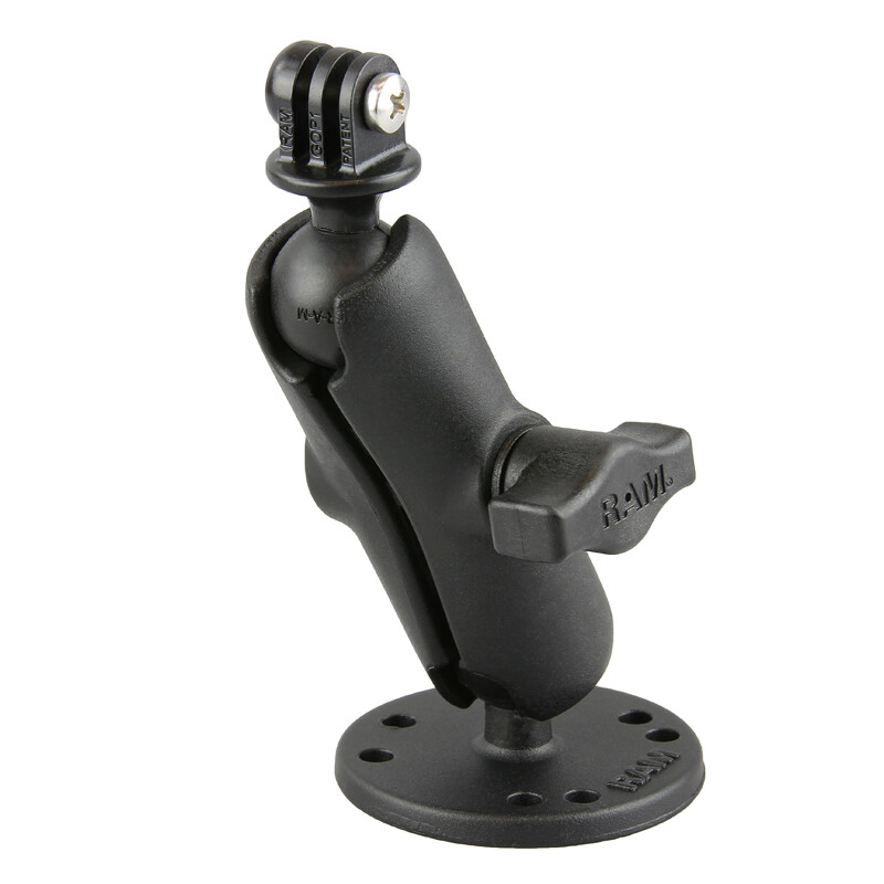 RAM Mount GoPro Screw Down Adjustable Medium Length Camera Mount RAM-B-138-GOP1U