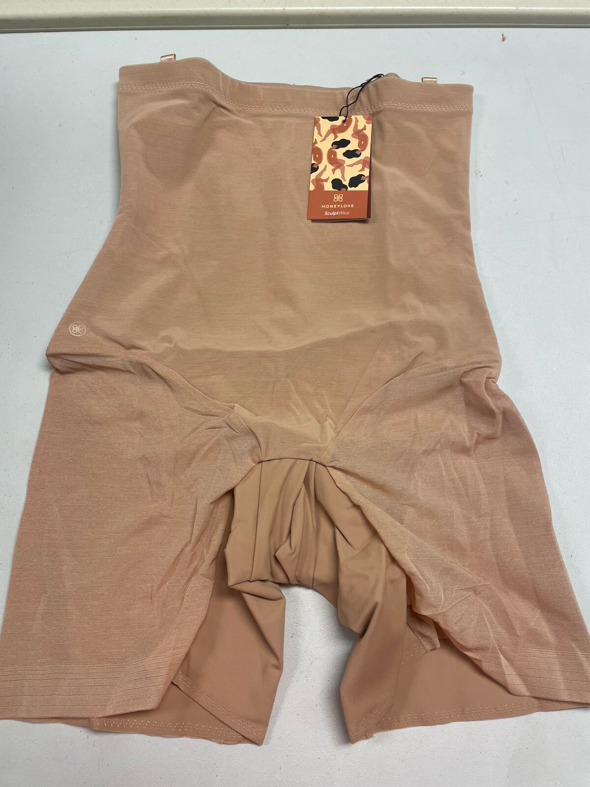 Honeylove SuperPower Short Women's Large Shapewear Sand Sculptwear New W Tags XL