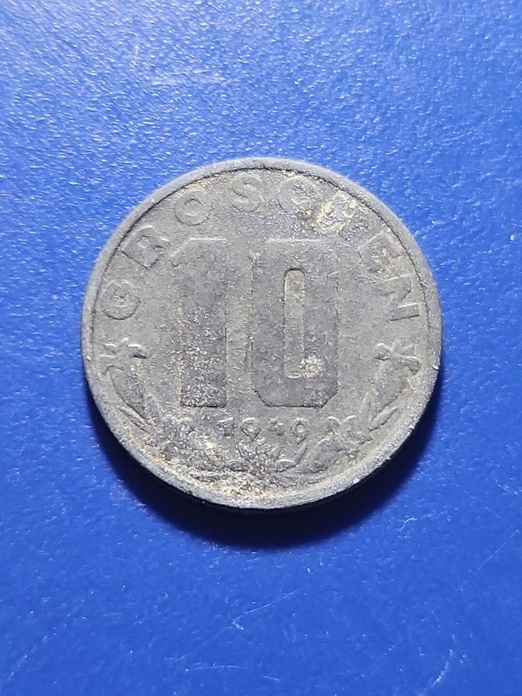 1949  AUSTRIA    10 GROSCHEN  (KM.#2874)