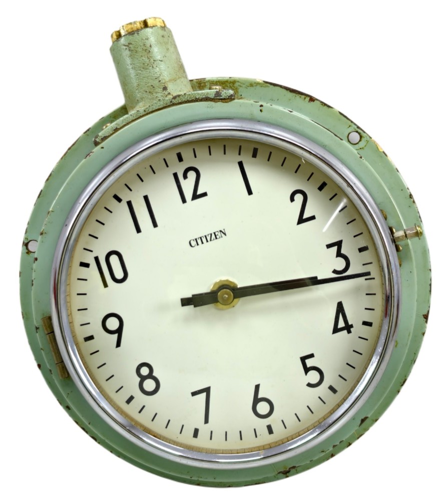 TIC Citizen Slave Clock Chrome system Marine Master Series 24VDC