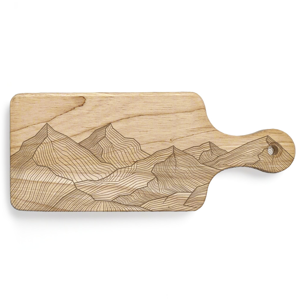 MOUNTAIN LINE ART Cutting Board