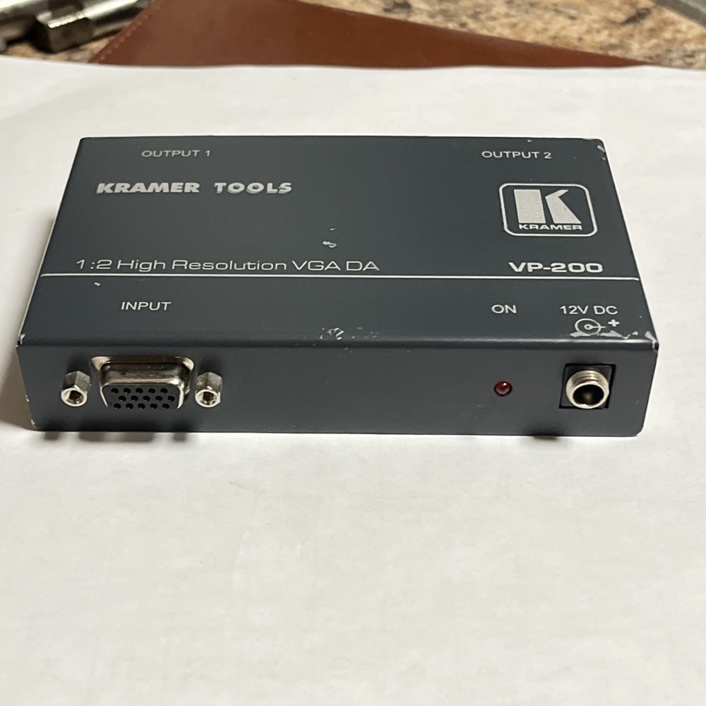 KRAMER TOOLS VP-200 1:2 High Resolution VGA Distribution Amplifier