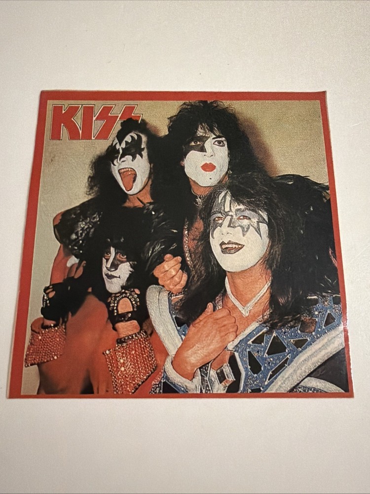 Vintage Kiss Rock And Roll Sticker 4” X 4” JAC unused