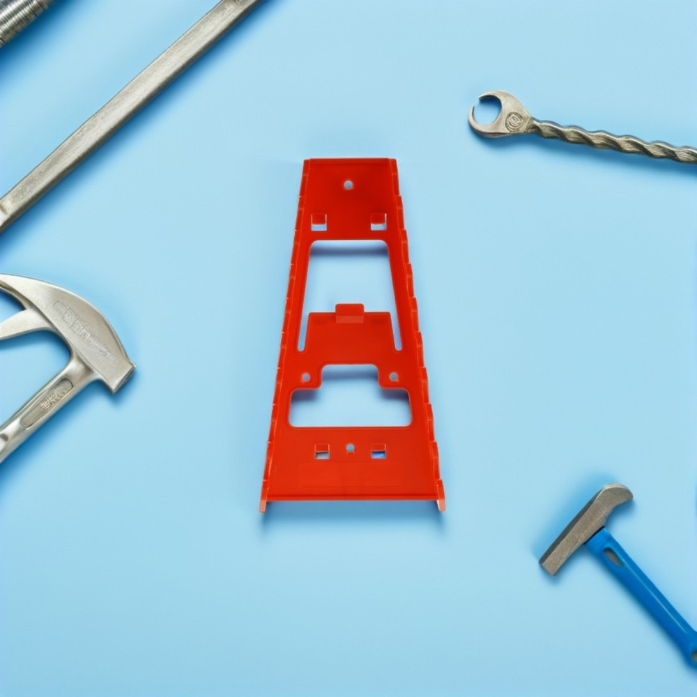 2 Pcs Wrenches Organizer Plastic Wall Mount Tool Holder Pegboard Small