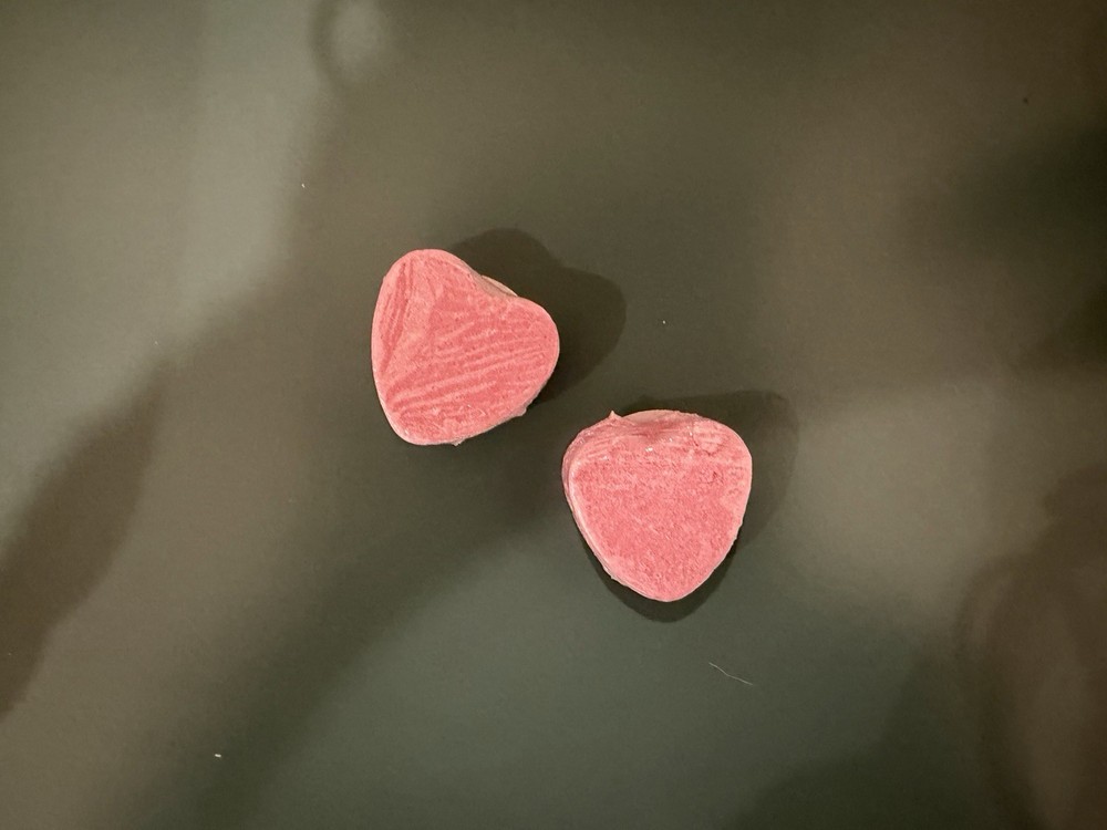 Heart Shaped Bath Bombs