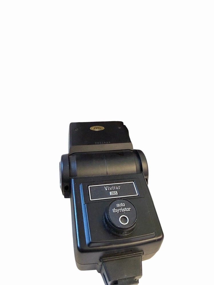 Vivitar 283 Shoe Mount 35mm Camera Flash Auto Thyristor Great Shape Untested ￼