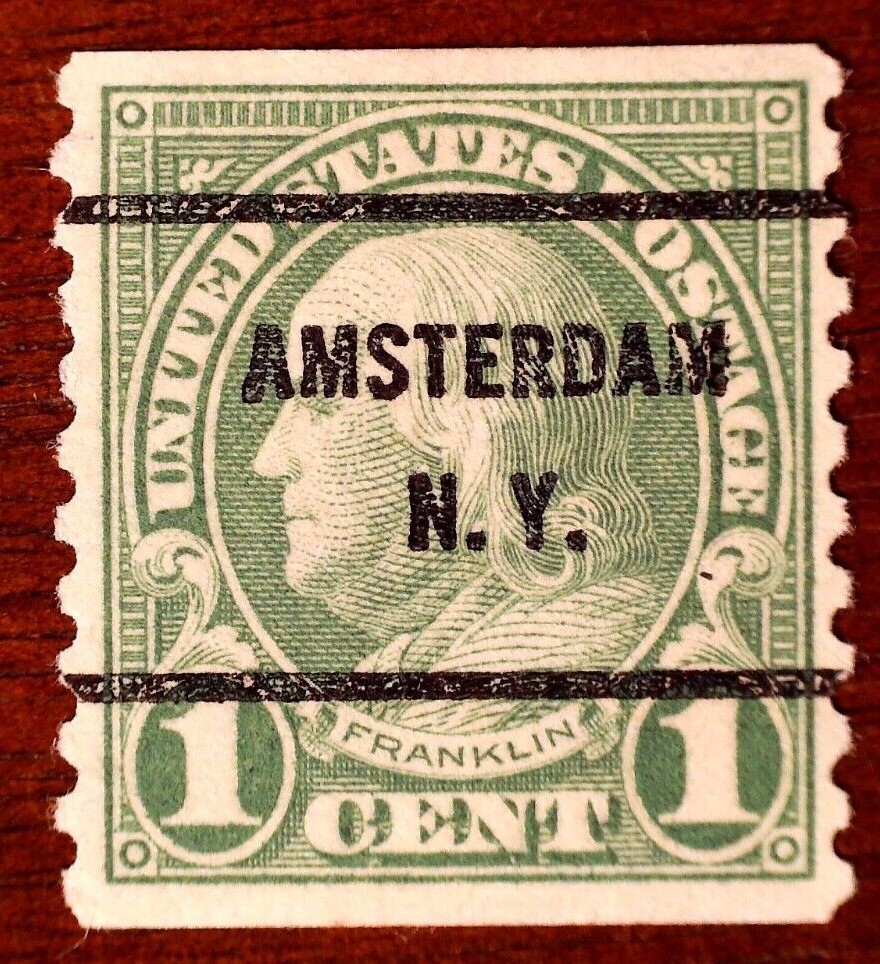 JM: US PRECANCEL COMPLETE BUREAU " AMSTERDAM NEW YORK " LISTING, PICK & CHOOSE