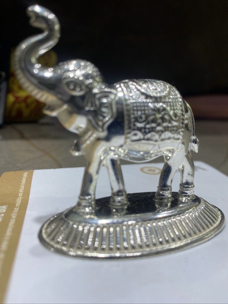 75% Purity Solid Silver Elephant 21 Gram