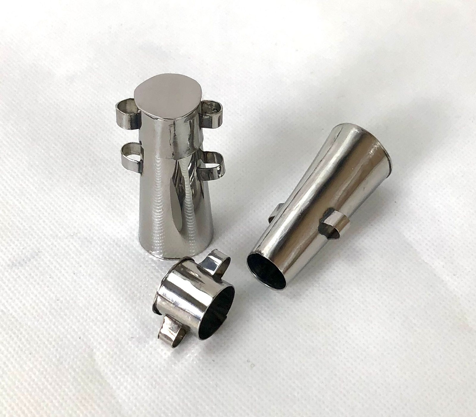 Tin Musketeer Chargers - Iron "Apostles" for Matchlock - 1 pair (2 pcs)