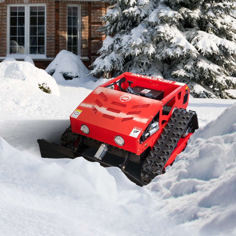 Robot snow blower lawn mower sale remote control lawn mower, crawler snow shovel